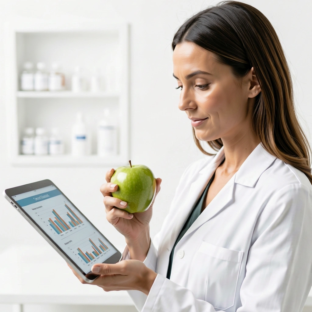 Nutricio szakértő munka közben